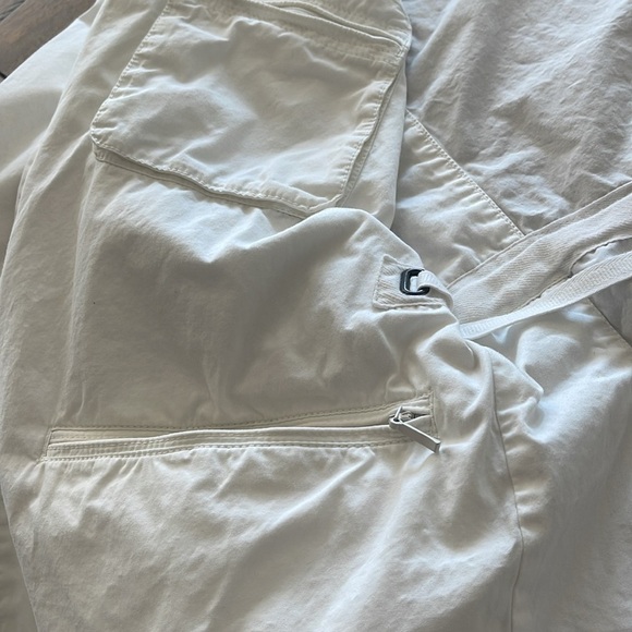 Tommy Hilfiger men’s white field cargo military jacket hooded size XL - Picture 15 of 16
